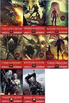 The Witcher Saga by Andrzej Sapkowski – Complete 8 Books Set