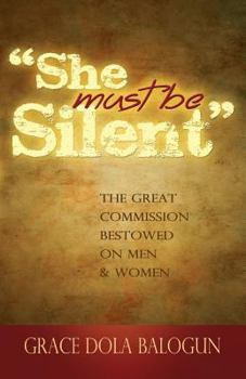 Paperback She Must Be Silent Book