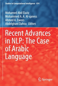 Paperback Recent Advances in Nlp: The Case of Arabic Language Book