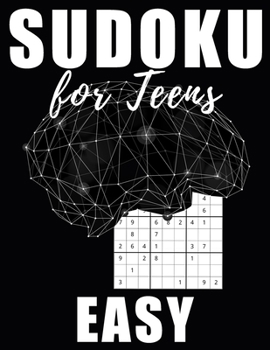 Paperback Sudoku For Teens Easy: 00 Large Size Sudokus - Easy Level with Solutions Book
