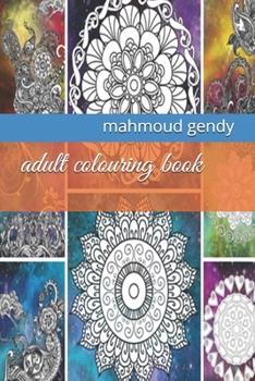 Paperback adult colouring book