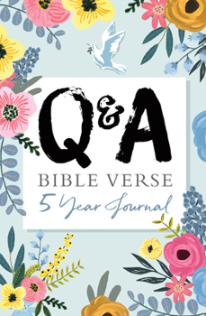 Hardcover Q & A Bible Verse 5-Year Journal Flower Edition Book