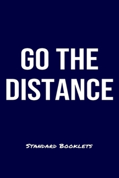 Go The Distance Standard Booklets: A softcover fitness tracker to record four days worth of exercise plus cardio.