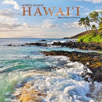 Hawaii Wild & Scenic 2026 12 X 24 Inch (Hanging) Monthly Square Wall Calendar Foil Stamped Cover Plastic-Free