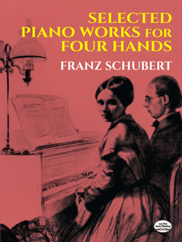 Paperback Selected Piano Works for Four Hands Book