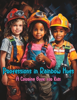Paperback Profession in Rainbow Hues - A Coloring Book for Kids with 50+ pages Book