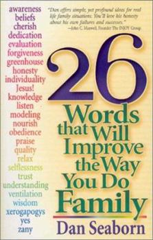Paperback 26 Words That Will Improve the Way You Do Family Book