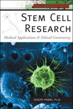 Paperback Stem Cell Research: Medical Applications and Ethical Controversy Book