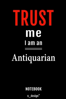 Paperback Notebook for Antiquarians / Antiquarian: awesome handy Note Book [120 blank lined ruled pages] Book