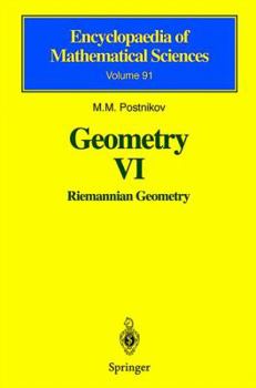 Hardcover Geometry VI: Riemannian Geometry Book