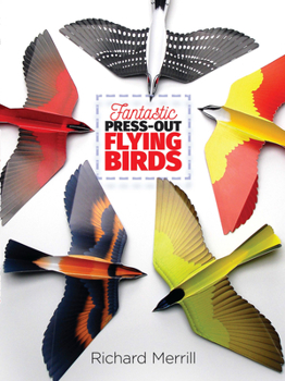 Paperback Fantastic Press-Out Flying Birds Book