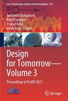 Paperback Design for Tomorrow--Volume 3: Proceedings of Icord 2021 Book