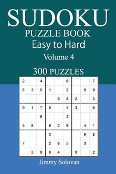 Paperback 300 Easy to Hard Sudoku Puzzle Book