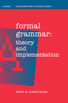 Paperback Formal Grammar: Theory and Implementation Book