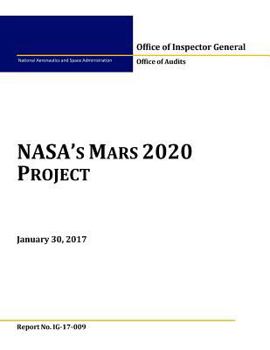 Paperback NASA'S Mars 2020 Project Book