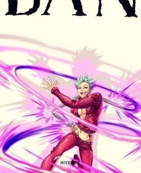 Notebook: Anime Seven Deadly Sins Soft Glossy Cover College Ruled Lined Pages Book 7.5 x 9.25 Inches 110 Pages