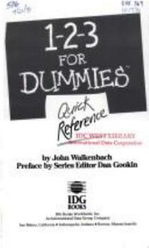1-2-3 for Dummies Quick Reference