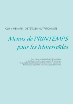 Paperback Menus de printemps pour les hémorroïdes [French] Book