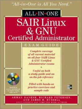 Hardcover SAIR Linux & GNU Certified Administrator All-in-One Exam Guide Book