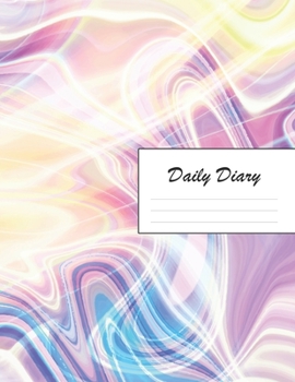 Daily Diary: Blank 2020 Journal Entry Writing Paper for Each Day of the Year | Marble Design Pattern Electric Colors | January 20 - December 20 | 366 ... Your Life, Set Goals & Get Things Done