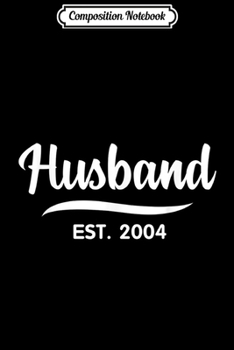 Composition Notebook: Mens Husband Est 1961 - 58th Wedding Anniversary Gift Journal/Notebook Blank Lined Ruled 6x9 100 Pages