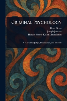 Paperback Criminal Psychology Book