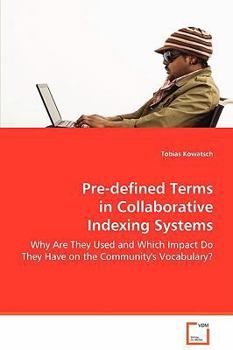 Paperback Pre-defined Terms in Collaborative Indexing Systems Book