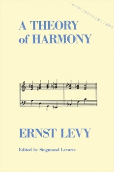 Paperback A Theory of Harmony Book