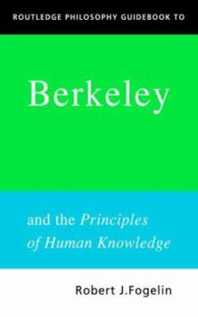 Paperback Routledge Philosophy Guidebook to Berkeley and the Principles of Human Knowledge Book