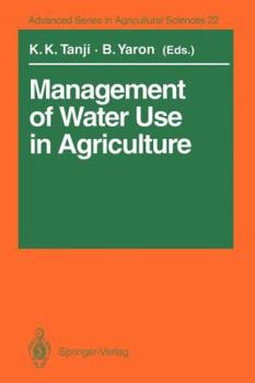 Paperback Management of Water Use in Agriculture Book