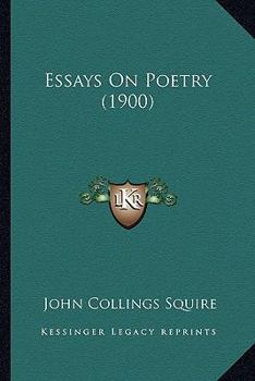 Paperback Essays On Poetry (1900) Book