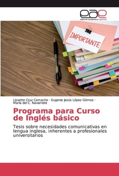 Paperback Programa para Curso de Inglés básico [Spanish] Book