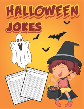 Paperback halloween jokes: handwriting 101 cursive practice workbook, teaching cursive writing, penmanship workbook for kids, spooky jokes for ki Book