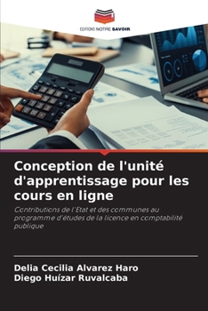 Paperback Conception de l'unité d'apprentissage pour les cours en ligne [French] Book
