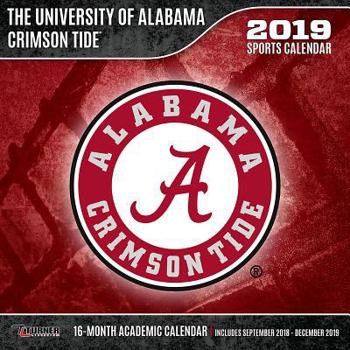 Calendar Alabama Crimson Tide 2019 12x12 Team Wall Calendar Book