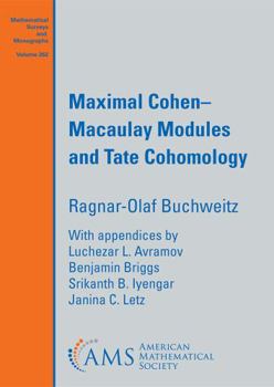 Paperback Maximal Cohen–Macaulay Modules and Tate Cohomology (Mathematical Surveys and Monographs, 262) Book