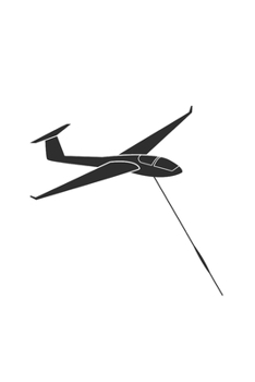 Segelflugzeug Notizbuch: Segelflieger Gleitflugzeug  / 6x9 Zoll / 120 linierte Seiten (German Edition)