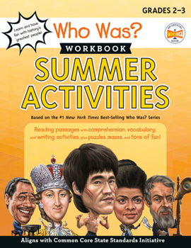 Paperback Who Was? Workbook: Summer Activities Book