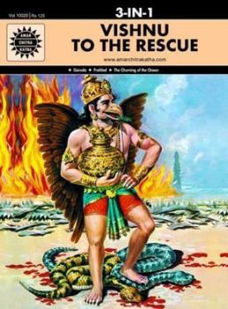 Paperback Vishnu to the Rescue (Amar Chitra Katha 3 in 1 Series) Book