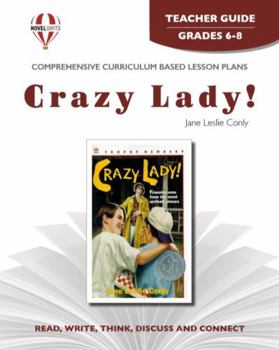 Paperback Crazy Lady! - Teacher Guide by Novel Units Book