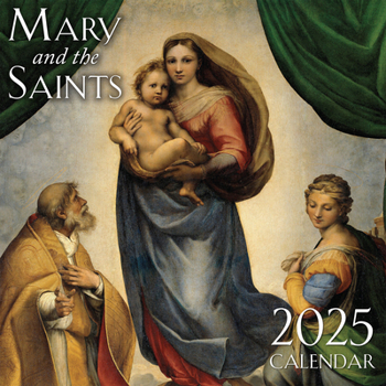 Calendar 2025 Mary and the Saints Wall Calendar Book