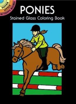 Paperback Ponies Stained Glass Coloring Book