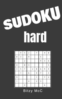 Paperback Sudoku Hard: Adult Puzzle Book Activity Book for Adults 320 Hard Sudoku Puzzles and Solutions Brain Trainer 5x8 Book