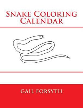 Paperback Snake Coloring Calendar Book