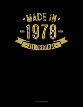 Paperback Made In 1978 All Original: 8 Column Ledger Book