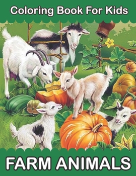 Paperback Farm Scenes Coloring Book: Animal and Easy Designs - Kids Coloring Book