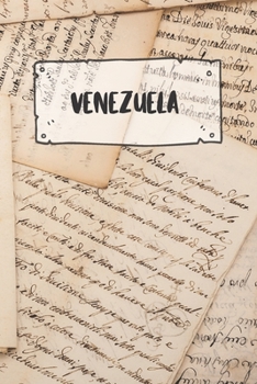 Venezuela: Liniertes Reisetagebuch Notizbuch oder Reise Notizheft liniert - Reisen Journal für Männer und Frauen mit Linien (German Edition)