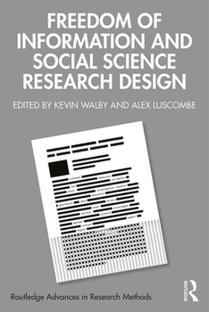 Paperback Freedom of Information and Social Science Research Design Book