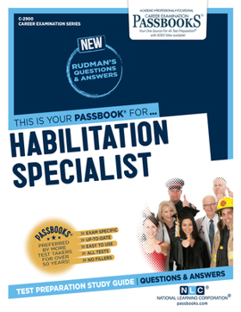Paperback Habilitation Specialist (C-2900): Passbooks Study Guide Volume 2900 Book