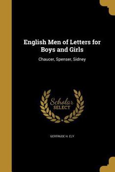 English Men of Letters for Boys and Girls